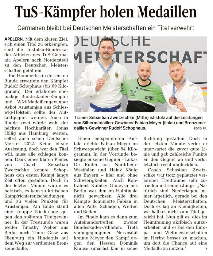 Deutsche Meisterschaften in Norderstedt