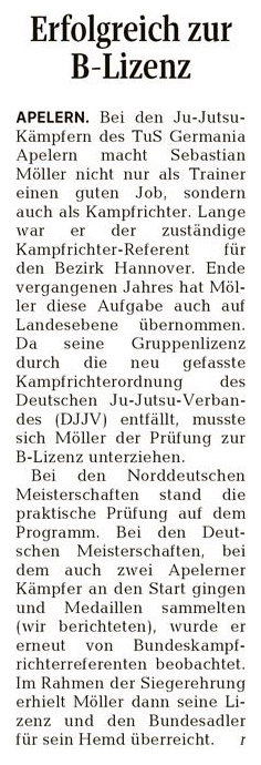 Bundes-B-Lizenz fr Sebastian Mller